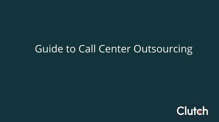 Guide to Call Center Outsourcing cover image
