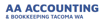 AA Accounting Tax – & Bookkeeping Tacoma WA Logo