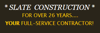 Slate Construction Logo