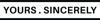 Yours Sincerely Logo