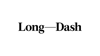 Long Dash Logo