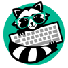Raccoon Writing Logo