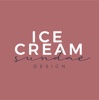 Ice Cream Sundae Design Logo
