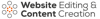 Website Editing & Content Creation Logo