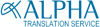 Alpha Translation Service Logo