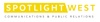 Spotlight West Communications Logo
