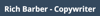 Rich Barber - Copywriter Logo