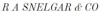 R A SNELGAR & CO Logo