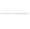 For the Record Logo