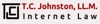 T.C. Johnston, LL.M., Internet Law Logo