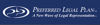 Preferred Legal Plan Logo