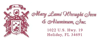 Mary Lame Wrought Iron & Aluminum Logo