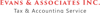 Evans & Associates Inc. Tax & Accounting Service Logo
