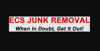 ECS Junk Removal and Trash Removal Service Logo