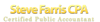 Steve Farris CPA Logo