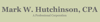 Mark W. Hutchinson, CPA Logo