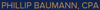 Phillip Baumann, CPA Logo