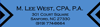 Lee West, CPA, P. A. Logo