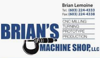 Brian's Machine Shop, LLC. Logo