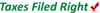 Taxes Filed Right Logo