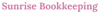 Sunrise Bookkeeping Logo