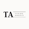 Typing Angels. Logo