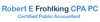 Robert E Frohlking, CPA PC Logo