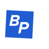 Blue Portrait Marketing Logo