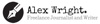 Alex Wright Journalist Logo