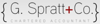 G Spratt & Co Logo