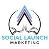 Social Launch Marketing Logo