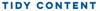 Tidy Content Logo
