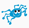 Blue Web Design Logo