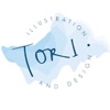 Tori Elliott Illustration & Design Logo