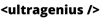 ULTRAGENIUS Logo