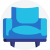 blue chair digital Logo