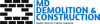 MD Demolition And Construction Logo
