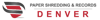 Denver Paper Shredding & Records Logo