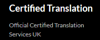 Certified Translation Logo