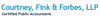 Courtney, Fink & Forbes, LLP Logo