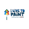 I Live to Paint Logo