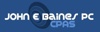 JOHN E. BAINES, P. C. Logo