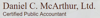 Daniel C. McArthur. Ltd Logo