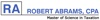 Robert Abrams, CPA Logo