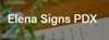 ELENA SIGNS PDX Logo