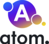 Atom marketing Logo