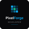PixelForge Developer Logo