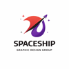 Spaceship Graphic Design Group Logo