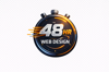 48HR Web Design Logo