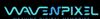 Wave N Pixel Logo